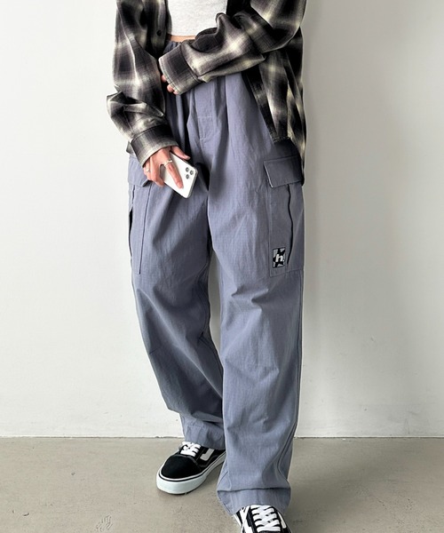 HUF（ハフ）の「HUF(ハフ)/カーゴパンツ バギーフィット レジャー/HUF LEISURE CARGO PANT（カーゴパンツ・メンズ・ブラック/グレー・L/XL/XXL）」の22枚目の写真