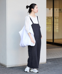 IENA（イエナ）の「リネン混 Iライン ジャンパースカート