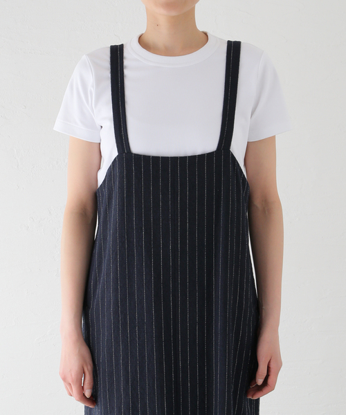 IENA（イエナ）の「リネン混 Iライン ジャンパースカート