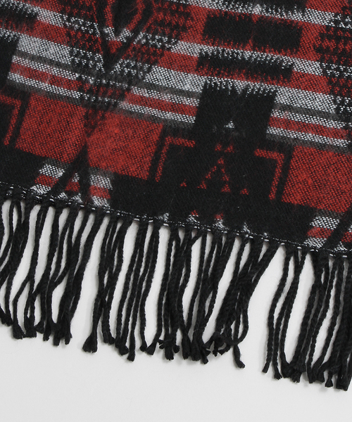 WEGO（ウィゴー）の「WEGO/エスニックストール（ストール/ショール・メンズ・ブラック/ブラウン/ワイン・FREE）」の11枚目の写真