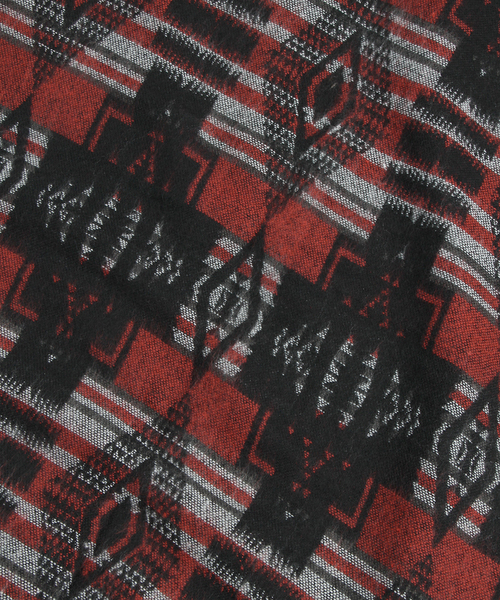 WEGO（ウィゴー）の「WEGO/エスニックストール（ストール/ショール・メンズ・ブラック/ブラウン/ワイン・FREE）」の4枚目の写真