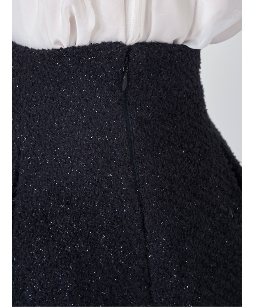 Darich（ダーリッチ）の「ラメツイードハイウエストフレアスカート  