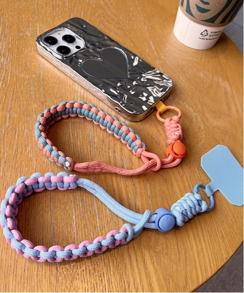編み込み パラコード ハンドストラップ（スマホグッズ）｜UNii（ユニー