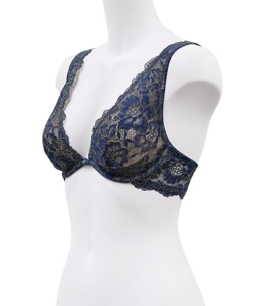 ANNEBRA(アンブラ)の「Timeless レースライトブラジャー(ブラジャー・レディース・ネイビー/アイボリー・G70/B70/F75/B75/G75/D80/C80/E80/F70/E75/E70/D75/C75/D70/C70)」の6枚目の写真