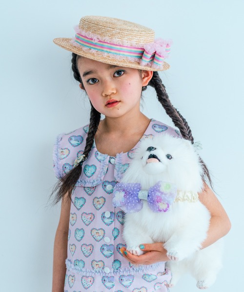 fafa（フェフェ）の「LAURA BELLE | カンカン帽（ハット・キッズ・A・MEDIUM/LARGE）」の2枚目の写真