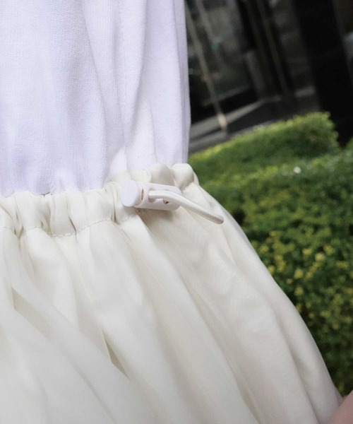 CORNERS（コーナーズ）の「ノースリーブドッキングワンピース（ワンピース・レディース・ネイビー/ブラック/ホワイト・M）」の6枚目の写真