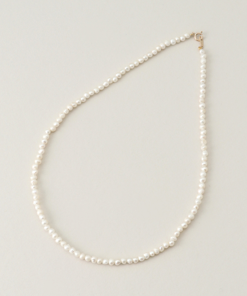 IENA 10K タンスイパール ネックレス 37cm（ネックレス）｜IENA