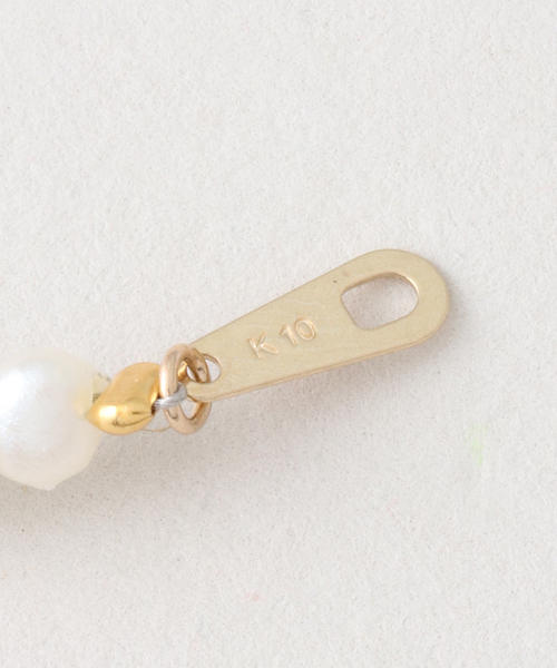 IENA 10K タンスイパール ネックレス 37cm（ネックレス）｜IENA