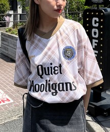 【ユニセックス】フットボールVネックゲームシャツ
