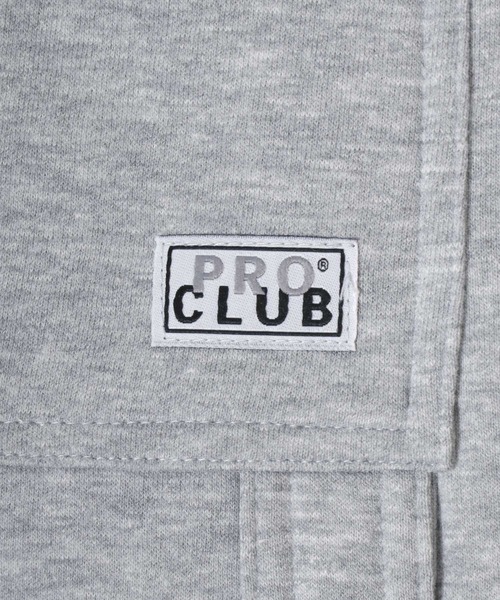 【セール】PRO CLUB（プロクラブ）FLEECE CARGO SHORTS/スウェットカーゴハーフパンツ メンズ レディース（カーゴパンツ）｜PRO CLUB （プロクラブ）