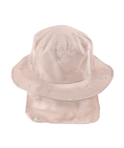 BRANSHES（ブランシェス）の「日よけ付き刺繍ハット（ハット・キッズ・ピンク/ベージュ/アイボリー・50cm/52cm/56cm/54cm）」の11枚目の写真