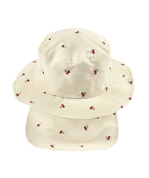 BRANSHES（ブランシェス）の「日よけ付き刺繍ハット（ハット・キッズ・ピンク/ベージュ/アイボリー・50cm/52cm/56cm/54cm）」の19枚目の写真