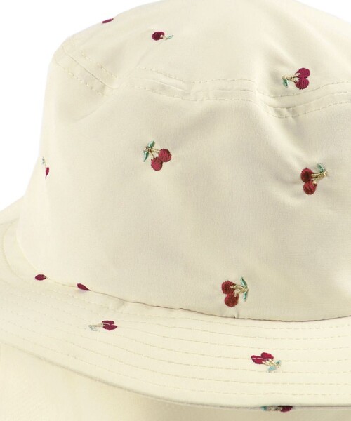 BRANSHES（ブランシェス）の「日よけ付き刺繍ハット（ハット・キッズ・ピンク/ベージュ/アイボリー・50cm/52cm/56cm/54cm）」の20枚目の写真