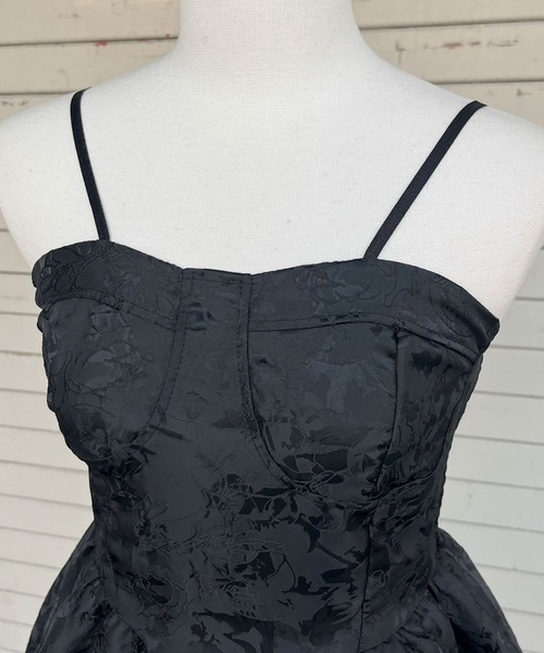 Diable baiser(ディアブルベーゼ)の「サブジラ系ブラウスボレロ×キャミワンピセット(ワンピース・レディース・ブラック・SMALL/MEDIUM/LARGE/LL)」の6枚目の写真
