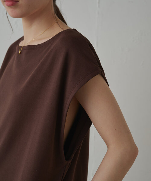 即納Loungedressラウンジドレス　リラックスカットワンピース　ブラウン LOUNGEDRESS（ラウンジドレス）の「リラックスカットワンピース
