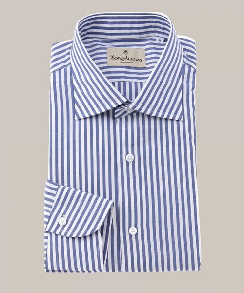 UNITED ARROWS(ユナイテッドアローズ)の「BAD ロンドンストライプ ワイドカラー シャツ(MEN’S EX 12月号掲載商品)(シャツ/ブラウス・メンズ・LT.Gray/Navy/M.Brn・42/41/40/43/38/39)」の2枚目の写真