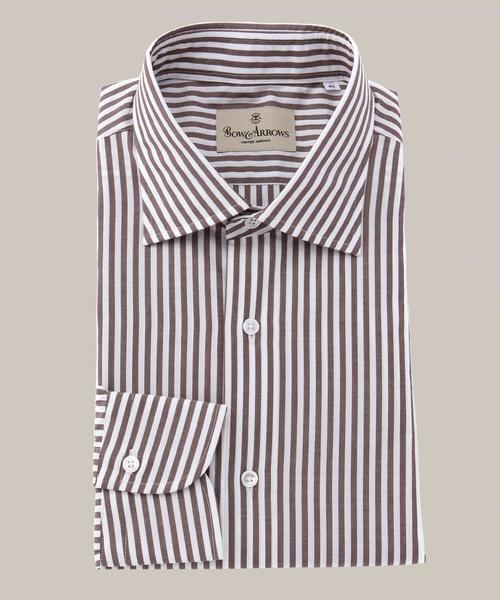 UNITED ARROWS(ユナイテッドアローズ)の「BAD ロンドンストライプ ワイドカラー シャツ(MEN’S EX 12月号掲載商品)(シャツ/ブラウス・メンズ・LT.Gray/Navy/M.Brn・42/41/40/43/38/39)」の3枚目の写真