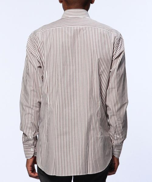 UNITED ARROWS(ユナイテッドアローズ)の「BAD ロンドンストライプ ワイドカラー シャツ(MEN’S EX 12月号掲載商品)(シャツ/ブラウス・メンズ・LT.Gray/Navy/M.Brn・42/41/40/43/38/39)」の15枚目の写真