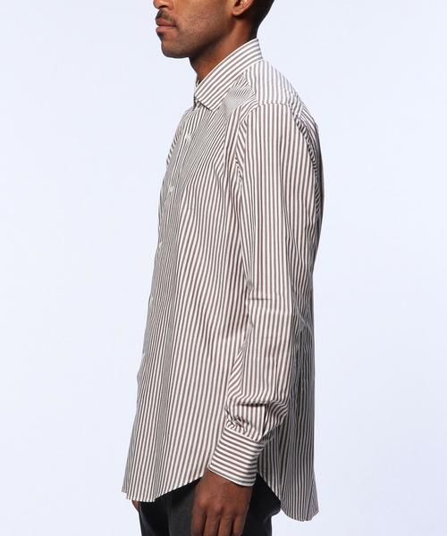 UNITED ARROWS(ユナイテッドアローズ)の「BAD ロンドンストライプ ワイドカラー シャツ(MEN’S EX 12月号掲載商品)(シャツ/ブラウス・メンズ・LT.Gray/Navy/M.Brn・42/41/40/43/38/39)」の17枚目の写真