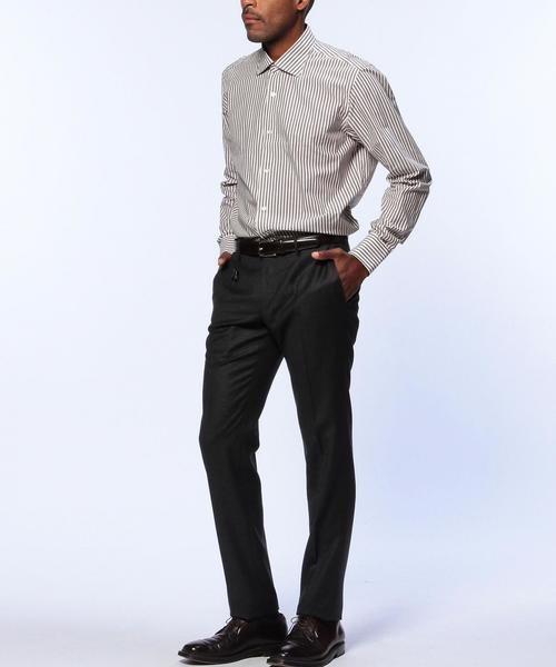 UNITED ARROWS(ユナイテッドアローズ)の「BAD ロンドンストライプ ワイドカラー シャツ(MEN’S EX 12月号掲載商品)(シャツ/ブラウス・メンズ・LT.Gray/Navy/M.Brn・42/41/40/43/38/39)」の9枚目の写真
