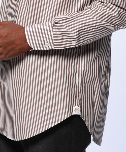 UNITED ARROWS(ユナイテッドアローズ)の「BAD ロンドンストライプ ワイドカラー シャツ(MEN’S EX 12月号掲載商品)(シャツ/ブラウス・メンズ・LT.Gray/Navy/M.Brn・42/41/40/43/38/39)」の11枚目の写真