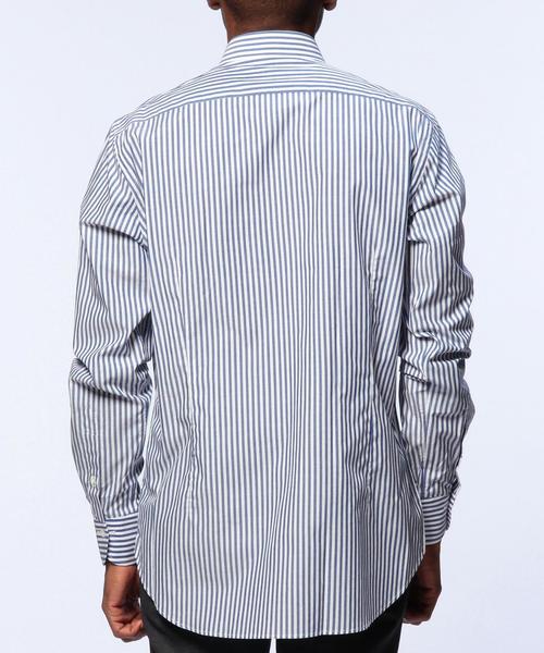 UNITED ARROWS(ユナイテッドアローズ)の「BAD ロンドンストライプ ワイドカラー シャツ(MEN’S EX 12月号掲載商品)(シャツ/ブラウス・メンズ・LT.Gray/Navy/M.Brn・42/41/40/43/38/39)」の6枚目の写真