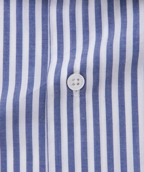 UNITED ARROWS(ユナイテッドアローズ)の「BAD ロンドンストライプ ワイドカラー シャツ(MEN’S EX 12月号掲載商品)(シャツ/ブラウス・メンズ・LT.Gray/Navy/M.Brn・42/41/40/43/38/39)」の8枚目の写真