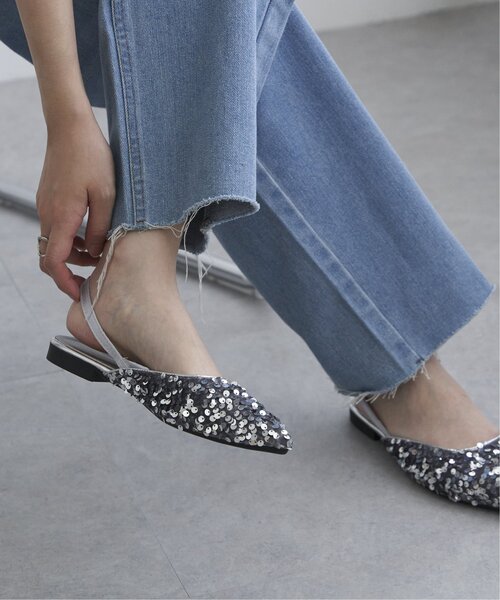 VENCEEXCHANGE（ヴァンスエクスチェンジ）の「スパンコールミュール（サンダル・レディース・ブラック/その他2・M/L）」の3枚目の写真