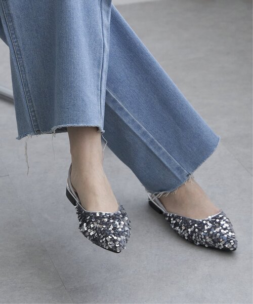 VENCEEXCHANGE（ヴァンスエクスチェンジ）の「スパンコールミュール（サンダル・レディース・ブラック/その他2・M/L）」の5枚目の写真