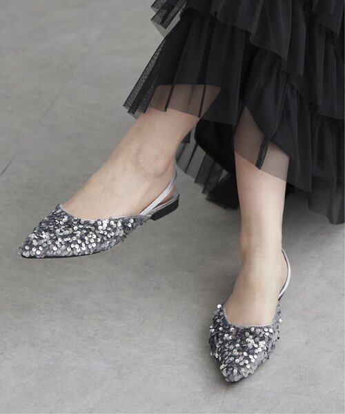 VENCEEXCHANGE（ヴァンスエクスチェンジ）の「スパンコールミュール（サンダル・レディース・ブラック/その他2・M/L）」の6枚目の写真