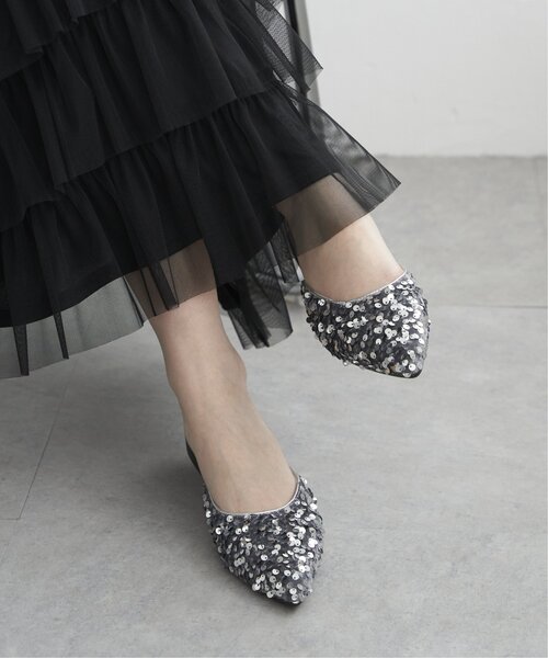 VENCEEXCHANGE（ヴァンスエクスチェンジ）の「スパンコールミュール（サンダル・レディース・ブラック/その他2・M/L）」の7枚目の写真