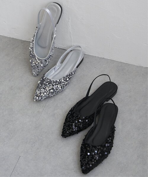 VENCEEXCHANGE（ヴァンスエクスチェンジ）の「スパンコールミュール（サンダル・レディース・ブラック/その他2・M/L）」の9枚目の写真