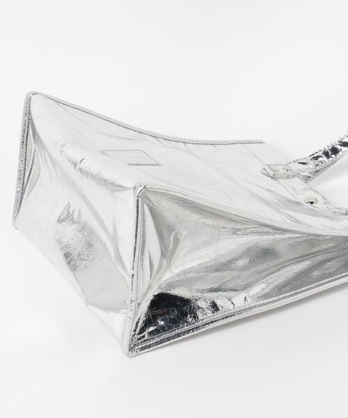 EDT（イーディーティー）の「【EDT / イーディーティー】BOXBAG（トートバッグ・レディース・ホワイト/シルバー・FREE）」の8枚目の写真