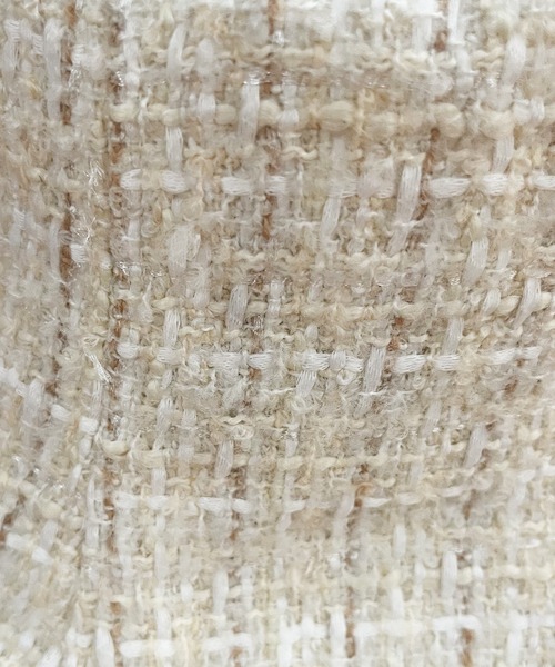 DEICY（デイシー）の「ファンシーツイードチューリップハット（ハット・レディース・ブラック/オフホワイト・FREE）」の3枚目の写真