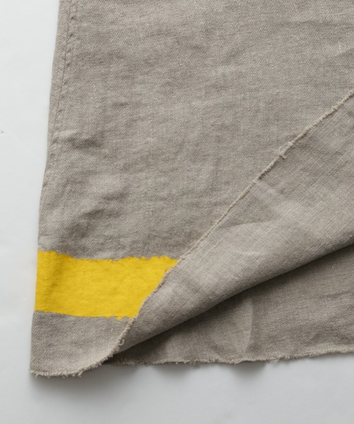 mici（ミチ）の「(mici)ラインペイントリネンスカート（スカート・レディース・ブラック/ベージュ・SMALL/MEDIUM）」の21枚目の写真