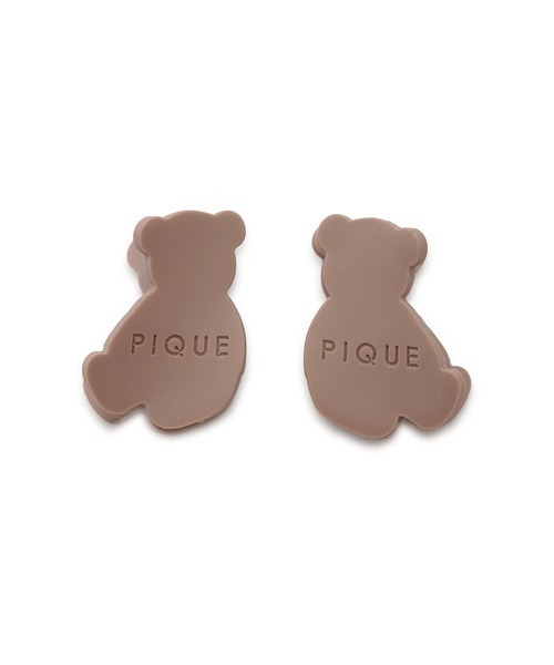 gelato pique（ジェラートピケ）の「モチーフミニヘアクリップセット（バレッタ/ヘアクリップ・レディース・レッド/ベージュ・FREE）」の4枚目の写真