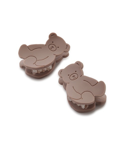 gelato pique（ジェラートピケ）の「モチーフミニヘアクリップセット（バレッタ/ヘアクリップ・レディース・レッド/ベージュ・FREE）」の5枚目の写真