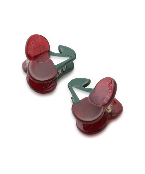 gelato pique（ジェラートピケ）の「モチーフミニヘアクリップセット（バレッタ/ヘアクリップ・レディース・レッド/ベージュ・FREE）」の7枚目の写真