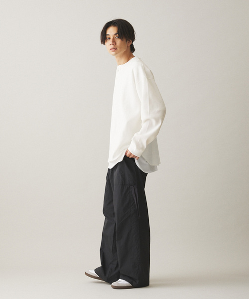417 EDIFICE(フォーワンセブンエディフィス)の「Military Wide Cargo Pants / ミリタリーカーゴパンツ(カーゴパンツ・メンズ・オリーブ/ベージュ/ブラック/スカイブルー・MEDIUM/LARGE)」の9枚目の写真
