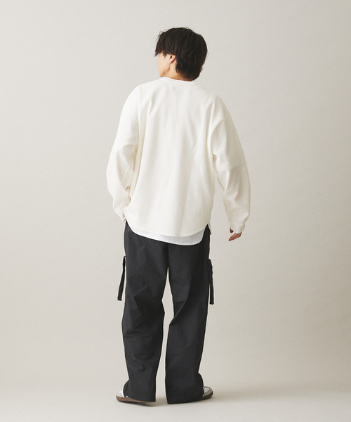 417 EDIFICE(フォーワンセブンエディフィス)の「Military Wide Cargo Pants / ミリタリーカーゴパンツ(カーゴパンツ・メンズ・オリーブ/ベージュ/ブラック/スカイブルー・MEDIUM/LARGE)」の10枚目の写真