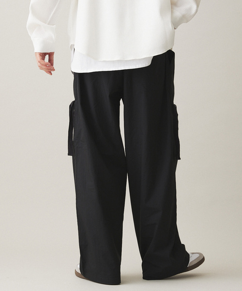 417 EDIFICE(フォーワンセブンエディフィス)の「Military Wide Cargo Pants / ミリタリーカーゴパンツ(カーゴパンツ・メンズ・オリーブ/ベージュ/ブラック/スカイブルー・MEDIUM/LARGE)」の16枚目の写真