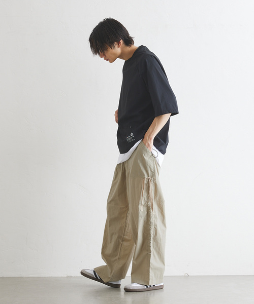 417 EDIFICE(フォーワンセブンエディフィス)の「Military Wide Cargo Pants / ミリタリーカーゴパンツ(カーゴパンツ・メンズ・オリーブ/ベージュ/ブラック/スカイブルー・MEDIUM/LARGE)」の21枚目の写真