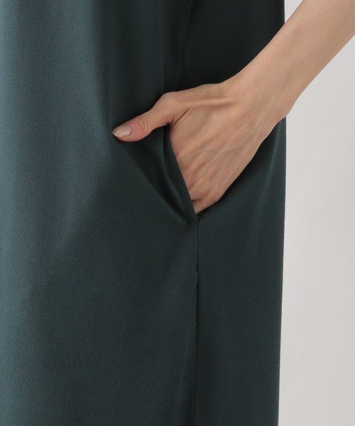 GLOBAL WORK（グローバルワーク）の「ヘビロッTEE袖シフォンワンピース/123883（ワンピース・レディース・ブラック/ダークグリーン/ネイビー・FREE）」の11枚目の写真