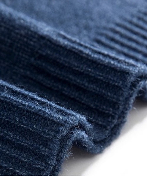 U:UME(ユーム)の「Contrast Color Stitching Knit(ニット/セーター・メンズ・グレー・X-LARGE)」の3枚目の写真
