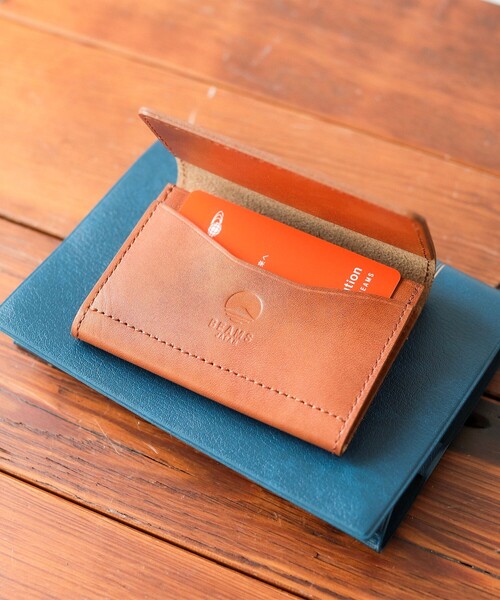 BEAMS JAPAN（ビームス　ジャパン）の「A-LOOK / 別注 カードケース（カードケース・メンズ・ブラック/ダークブラウン/グリーン系その他5/ベージュ/インディゴブルー/オレンジ・ONE SIZE）」の3枚目の写真