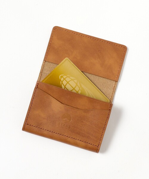 BEAMS JAPAN（ビームス　ジャパン）の「A-LOOK / 別注 カードケース（カードケース・メンズ・ブラック/ダークブラウン/グリーン系その他5/ベージュ/インディゴブルー/オレンジ・ONE SIZE）」の14枚目の写真