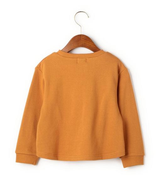 green label relaxing（グリーンレーベルリラクシング）の「【KIDS】ウラケフリンジプルオーバー ロングスリーブ（Tシャツ/カットソー・キッズ・ワインレッド/マスタード・105/115/125/135/95）」の14枚目の写真