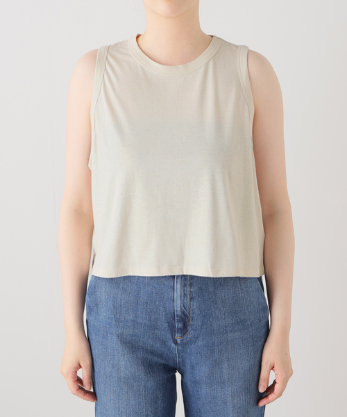 CELERI(セルリ)の「【CELERI/セルリ】CROPPED タンクトップ(タンクトップ・レディース・ブラック/エメラルドブルー/ベージュ・FREE)」の13枚目の写真
