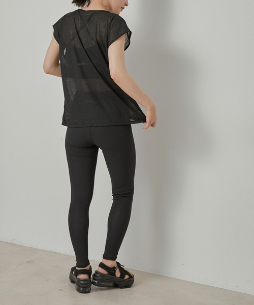 【セール】【水陸両用＆ドライタッチ】セットアイテム シアーレイヤードTシャツ ＆ ブラトップ（その他トップス）｜NERGY（ナージー）