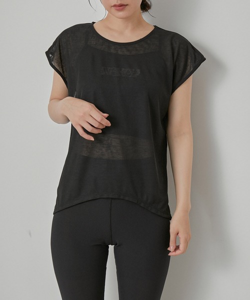 【セール】【水陸両用＆ドライタッチ】セットアイテム シアーレイヤードTシャツ ＆ ブラトップ（その他トップス）｜NERGY（ナージー）